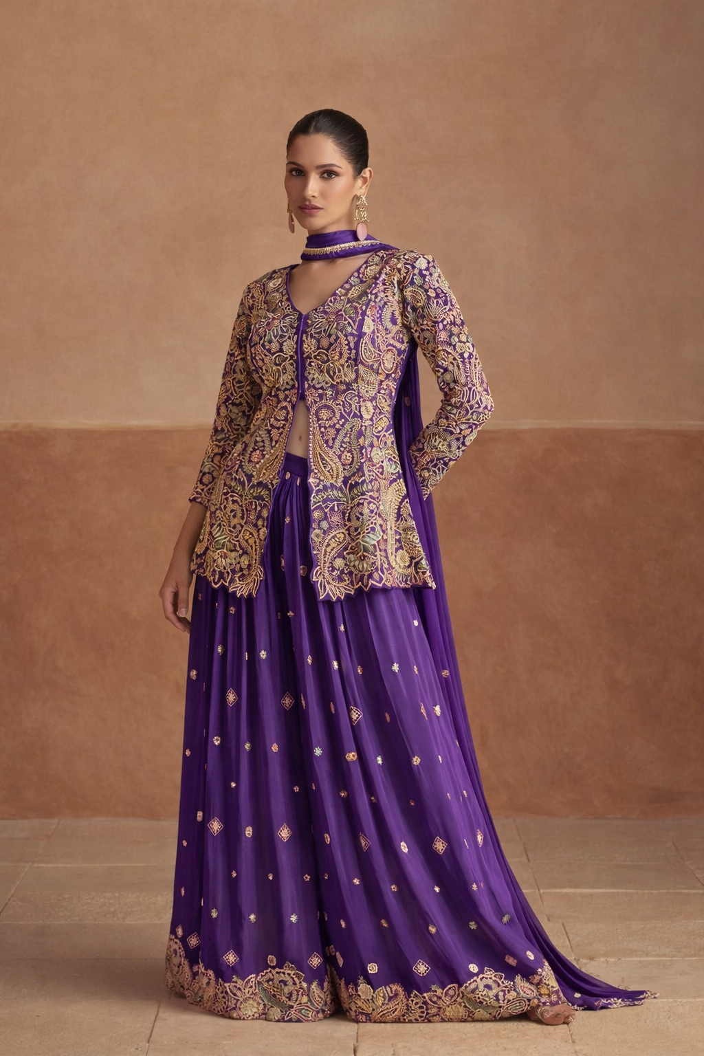 Roshini Embroidered Suit