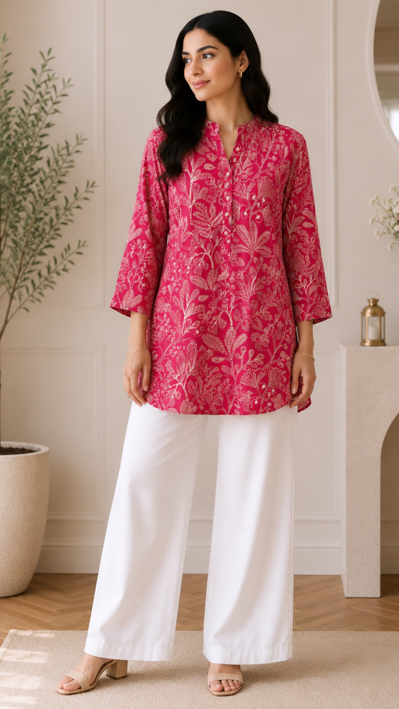 Anam Soft Gaji Silk Kurti