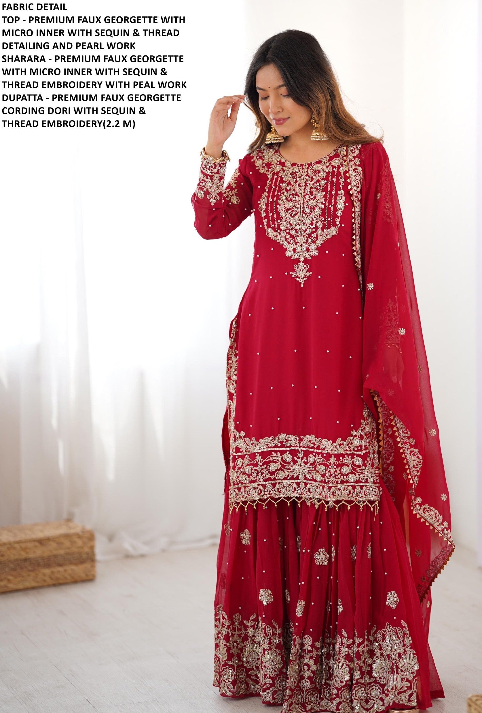 Suhani Party Wear Sharara Suit