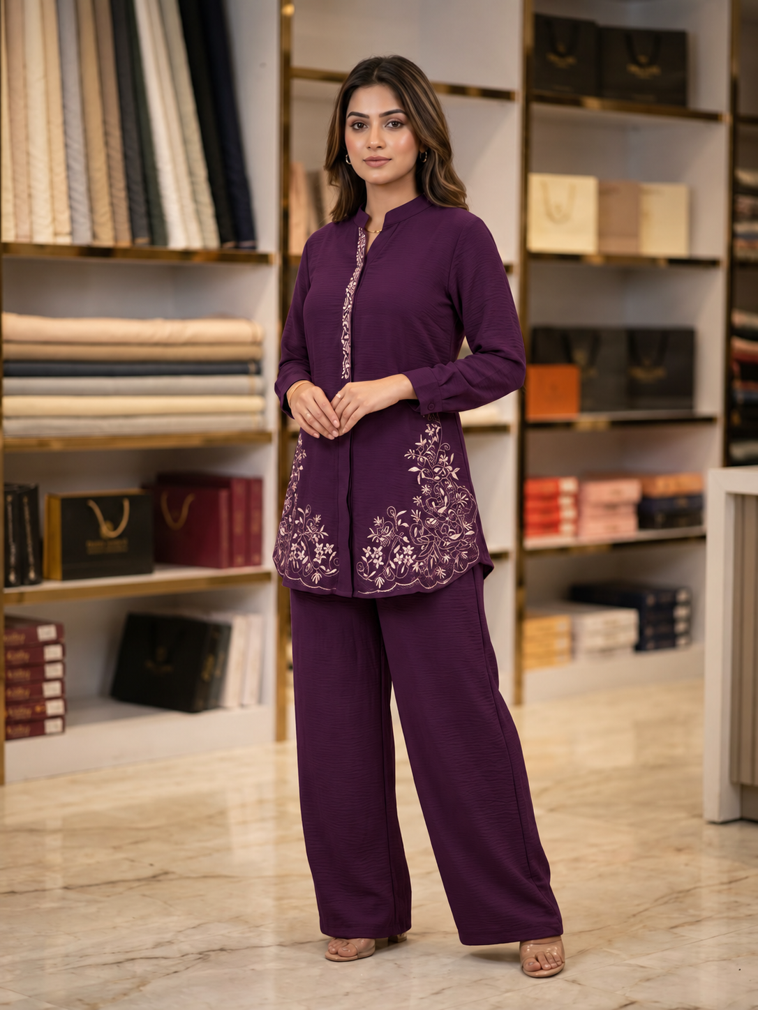 Women Two Piece Cord Set