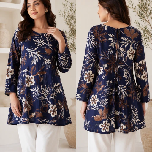 Aisha Back Dori Style Kurtis